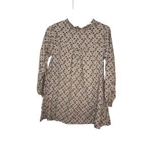 Gocco Girls Floral Tan Casual Dress Size 4-5‎ Years